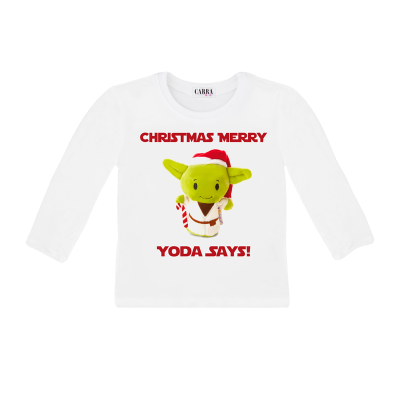 Carra Yoda Says детска блуза